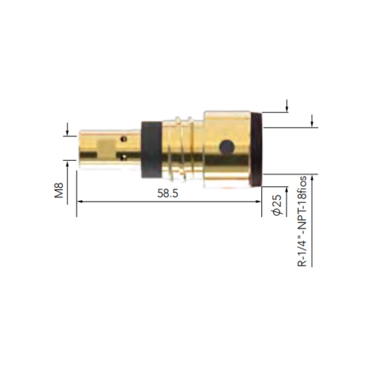 PORTA BICO ALTA PERFORMANCE PARKER POM396H - Imagem 5